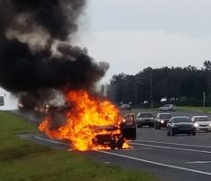 다니엘 아담스씨가 지난해 8월 미국 플로리다에서 운전라는 기아차