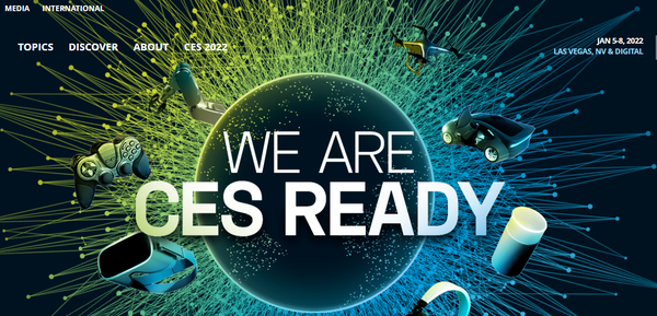 ces2022 홈페이지 캡쳐