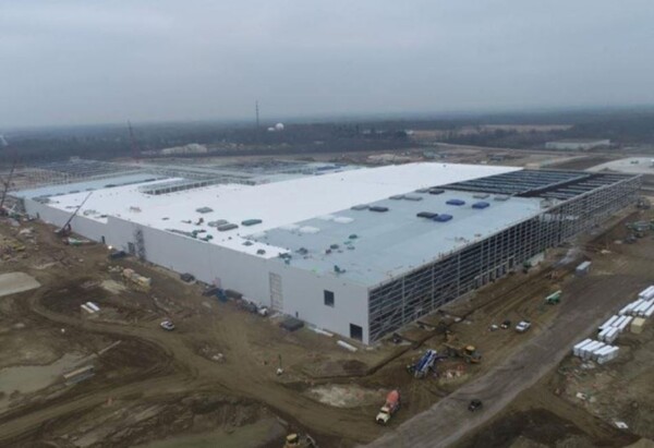 LG에너지솔루션이 GM과 함께 미국 오하이오주에 설립 중인 배터리합작법인 '얼티엄셀즈'./사진=연합뉴스