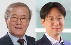 왼쪽부터 윤윤수 휠라홀딩스 회장·윤근창 휠라홀딩스 대표/사진=연합뉴스