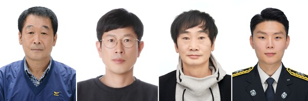 (왼쪽부터) 김하수·이광원·송영봉·이기성씨./사진=LG복지재단