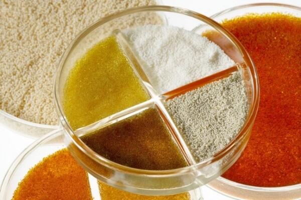 삼양사에서 생산하는 이온교환수지./사진=삼양사