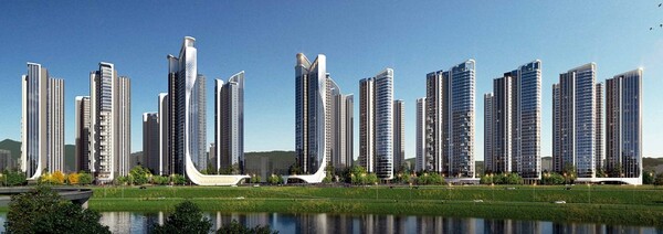 서울 동대문구 이문4구역 재개발정비사업 조감도./현대건설