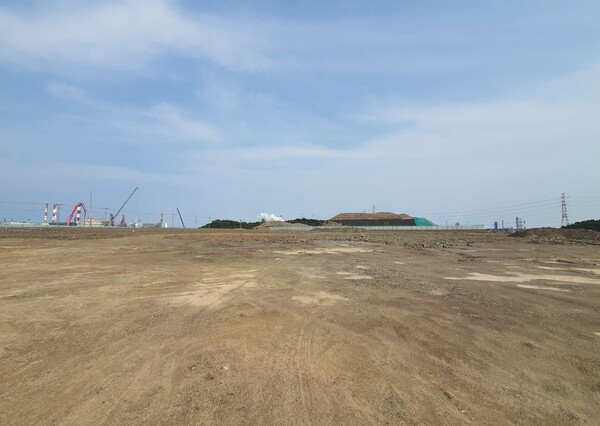 SK지오센트릭 폐플라스틱 재활용 공장 부지 현장./사진=SK이노베이션