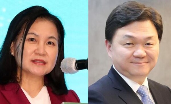 삼성전자 사외이사로 선임된 유명희 전 산업통상자원부 통상교섭본부장, 허은녕 서울대 공학전문대학원 부원장.