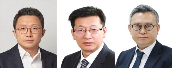 전무 승진자. (왼쪽부터) 현대차 브랜드경험사업부장 지성원 전무, 현대로템 디펜스솔루션사업본부장 안경수 전무, 디펜스솔루션사업부장 이정엽 전무./사진=현대자동차
