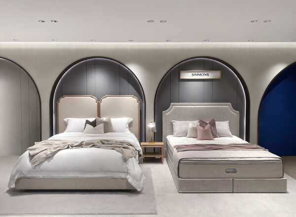 롯데백화점 인천점 5층에 확장 리뉴얼 오픈한 '시몬스 롯데백화점 인천점' 모습./사진=시몬스 침대