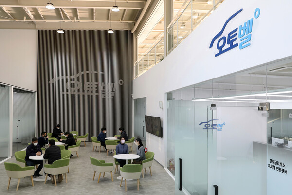 현대글로비스 오토벨 인천센터 내부 전경./사진=현대글로비스