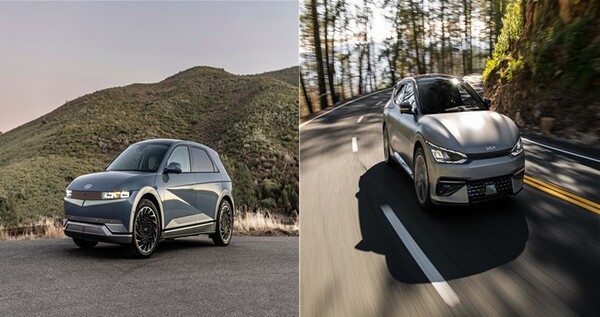 현대차 아이오닉 5(왼쪽), 기아 EV6./사진=현대차그룹