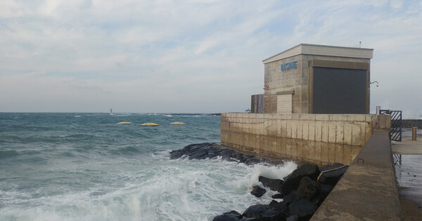 제주 인진 파력발전 플랜트 전경./사진=SK이노베이션