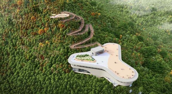 설억산 오색케이블카 상부 정류장 조감도./환경부