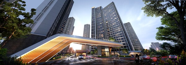 대우건설 삼익파크아파트 문주 투시도. /대우건설