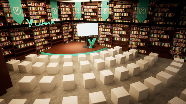 카페콤마 지하 1층에 마련된 강의실./KT