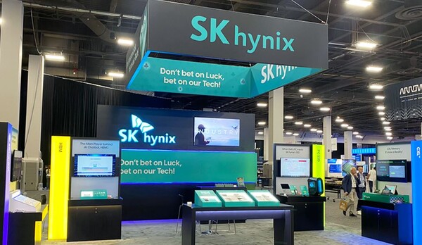 ‘델 테크놀로지스 월드 2023’의 SK하이닉스의 부스./SK하이닉스