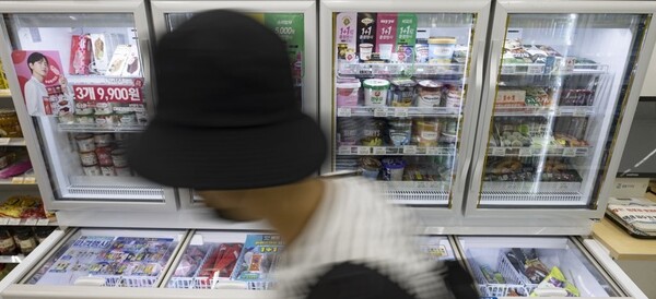 편의점에 진열된 아이스크림 제품 / 사진=연합