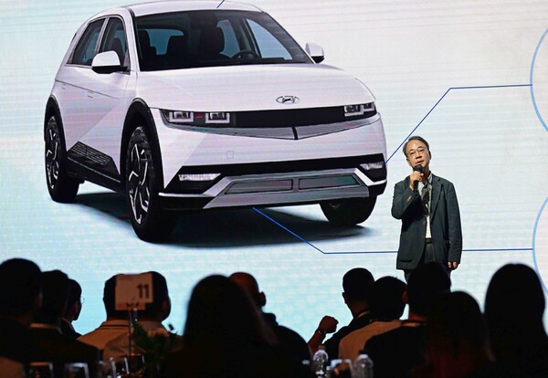 8일 진행된 현대 비전 컨퍼런스에서 현대차 선행기술원장 이종수 부사장이 환영사를 하고 있다./사진=현대자동차