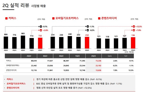 KT알파 2분기 사업 부문별 실적./자료=KT알파