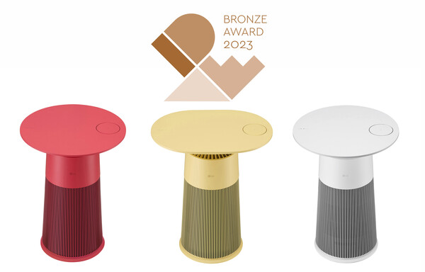 ‘IDEA 2023’에서 동상을 수상한 공기청정기 ‘LG 퓨리케어 오브제컬렉션 에어로퍼니처’ / 이미지=LG전자