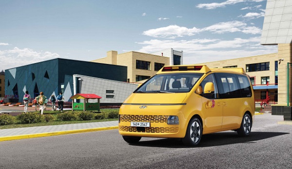 어린이 전용 통학 차량 '스타리아 킨더'./사진=현대자동차