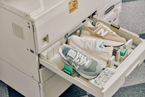 뉴발란스 '574 플랫폼' 스니커즈 단독 출시 화보 / 사진=이랜드그룹