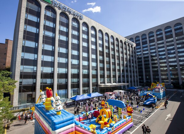 21일 현대엔지니어링 계동 본사에서 진행된 '임직원 자녀 초청행사' 현대놀이동산 전경. /현대엔지니어링