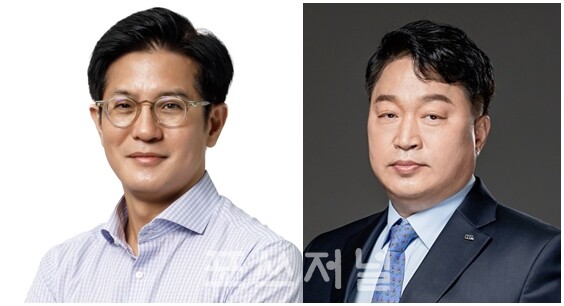 MDS BU장 정재영 부사장(왼쪽)과 RCS BU장 장관삼 부사장./사진=HL그룹