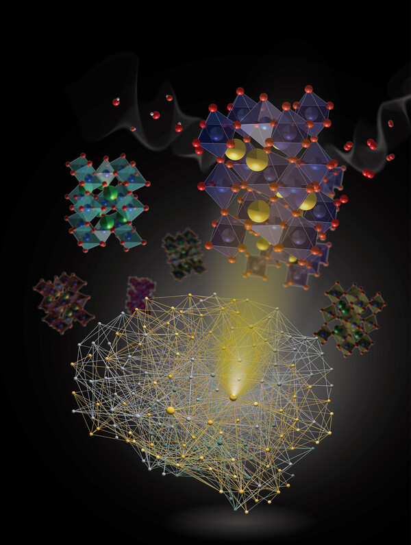 기초과학연구원 연구진이 개발한 인공지능(AI) 기반 촉매 성능 예측 시스템의 모식도 / 이미지=IBS