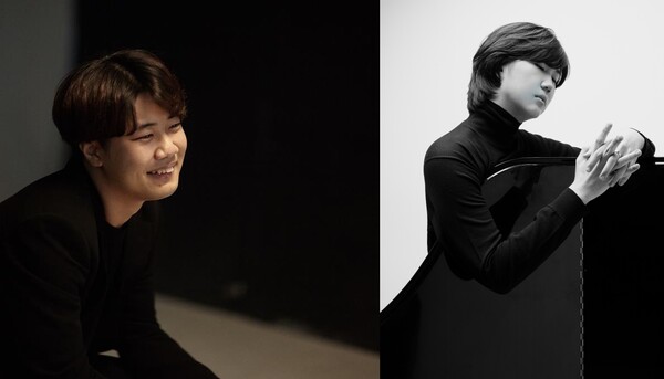 현대차 정몽구 재단의 문화예술 장학생인 피아니스트 김송현(왼쪽)과 선율이 4일 통영국제음악당에서 열린 2023 윤이상국제음악콩쿠르에서 각각 2위, 3위를 차지했다./사진=현대차 정몽구 재단