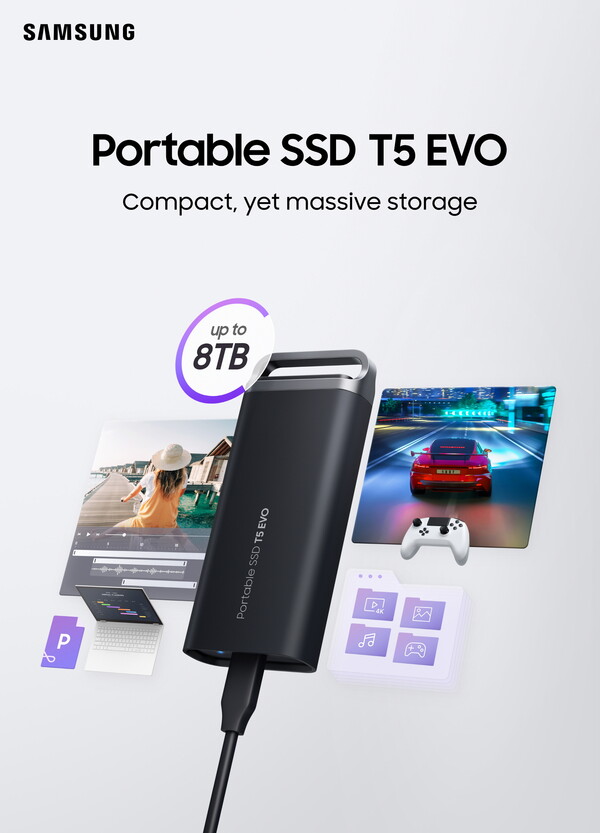 삼성전자 SSD 신제품 'T5 EVO' / 이미지=삼성전자