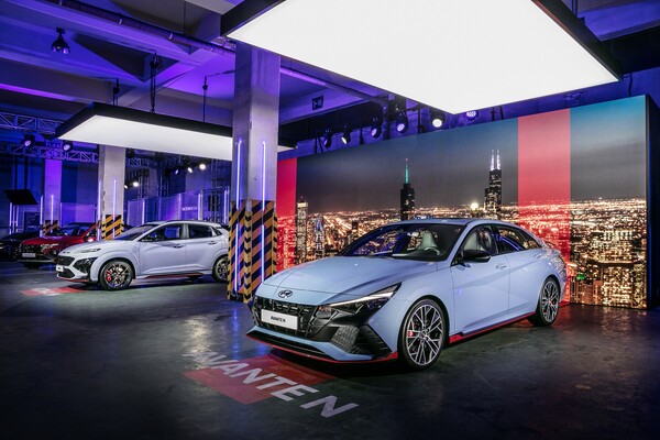 (오른쪽부터)아반떼N, 코나N, 투싼 N라인./사진=현대자동차