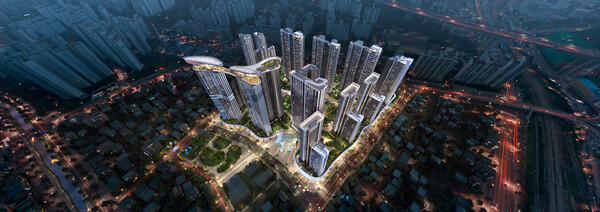 산본1동1지구 재개발사업 조감도. /현대건설