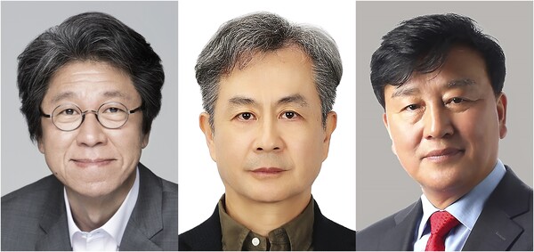 KT에 새로 영입된 (왼쪽부터) 오승필 부사장, 임현규 부사장, 이용복 부사장./사진=KT