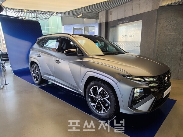 더 뉴 투싼 N라인./사진=이현민 기자