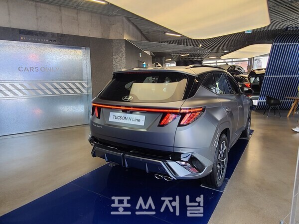 더 뉴 투싼 N라인./사진=이현민 기자