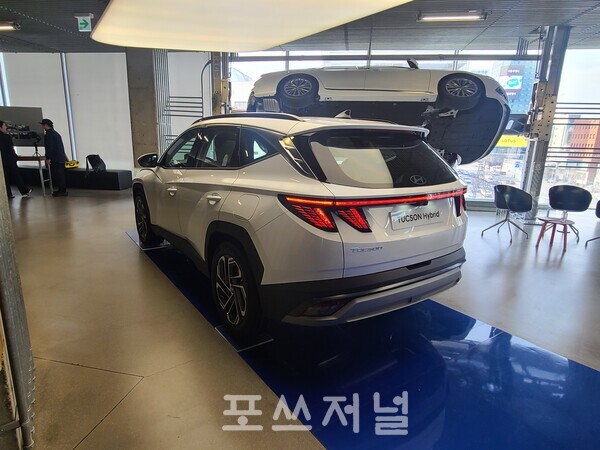 더 뉴 투싼 하이브리드./사진=이현민 기자