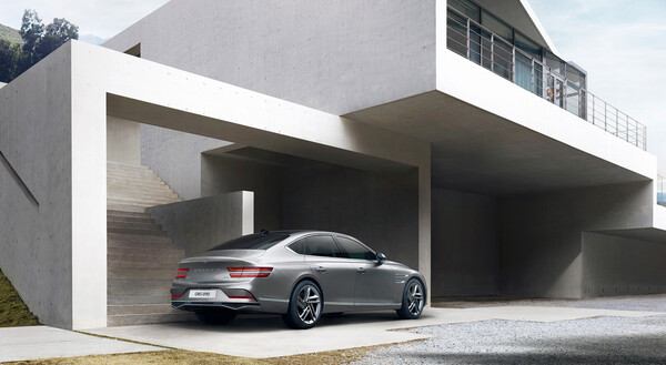 제네시스의 G80 부분변경 모델./사진=현대자동차