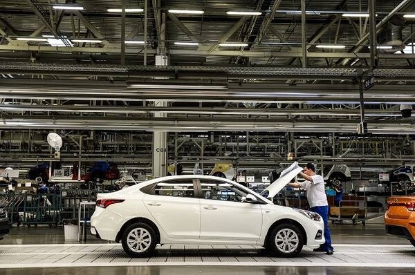 현대차 러시아 상트페테르부르크 공장./사진=현대자동차