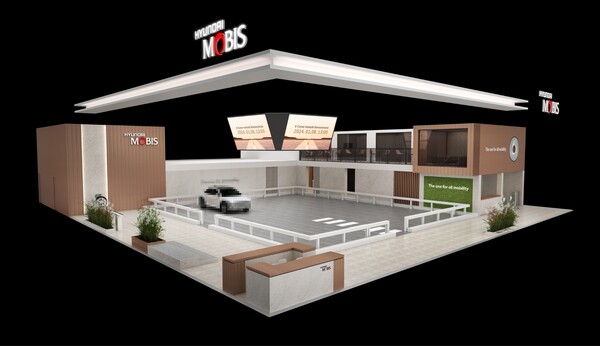 CES 2024에 마련될 현대모비스 전시 부스 조감도./이미지=현대모비스