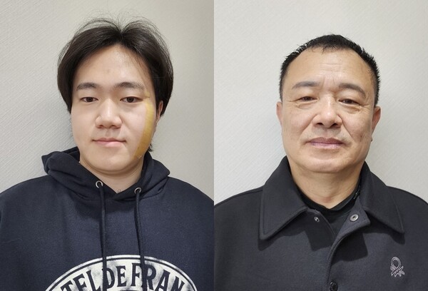 LG의인상을 수상한 (왼쪽부터) 이상현, 이수연씨 부자./사진=LG복지재단 