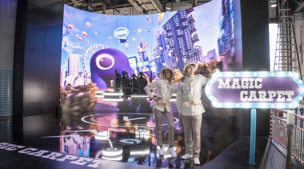 CES 2024 SK그룹 전시관 모습./사진=SK텔레콤