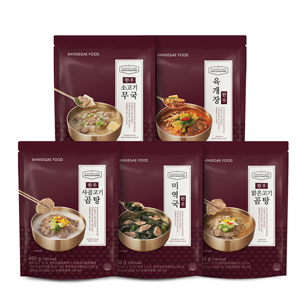 호텔컬렉션 냉동국탕류 5종 / 이미지=신세계푸드