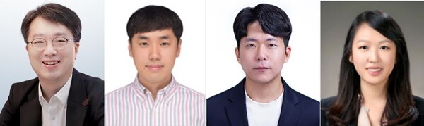 (왼쪽부터) 울산과학기술원(UNIST) 인공지능(AI) 대학원 심재영, 주경돈, 한승열, 김지수 교수./사진=UNIST