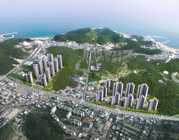 힐스테이트 환호공원 광역조감도. /현대건설