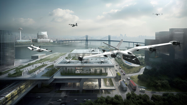 한국항공우주산업(KAI)의 미래비행체 이미지. /KAI