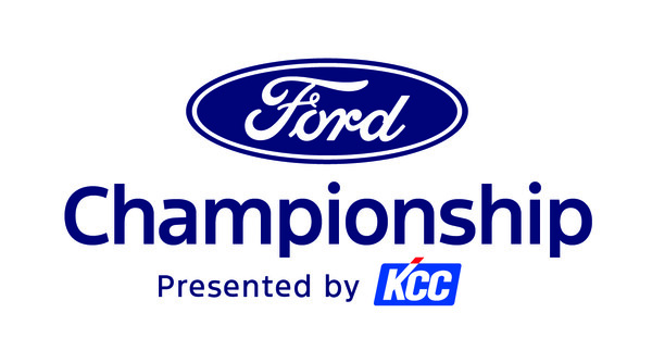KCC의 CI가 반영된 미국 여자골프 투어 신설 대회 '포드 챔피언십 프리젠티드 바이 KCC'의 공식 로고. /KCC