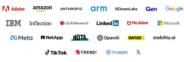 AI 선거협정에 참여한 기업들./AI 선거협정 홈페이지