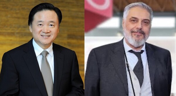 허영인 SPC 회장(왼쪽)과 마리오 파스쿠찌 파스쿠찌 CEO / 사진=SPC그룹