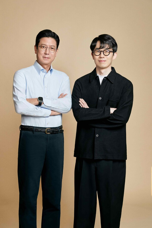 2024년 3월27일 이사회를 통해 공식 선임된 (왼쪽부터) 강대현·김정욱 넥슨코리아 신임 공동대표이사./사진=넥슨