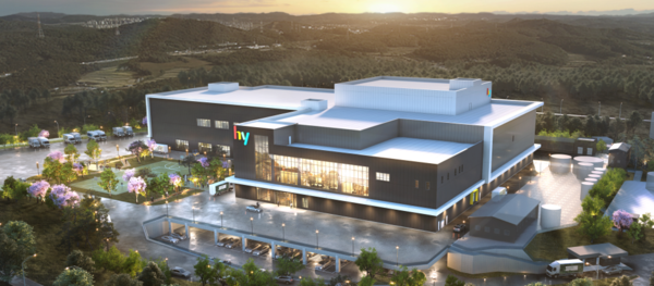 충청남도 논산에 구축된 hy 신공장 조감도./이미지=CJ올리브네트웍스