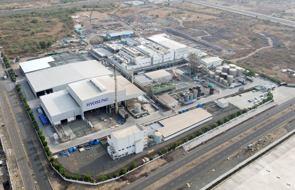 효성티앤씨 인도 스판덱스 공장 전경./사진=효성티앤씨